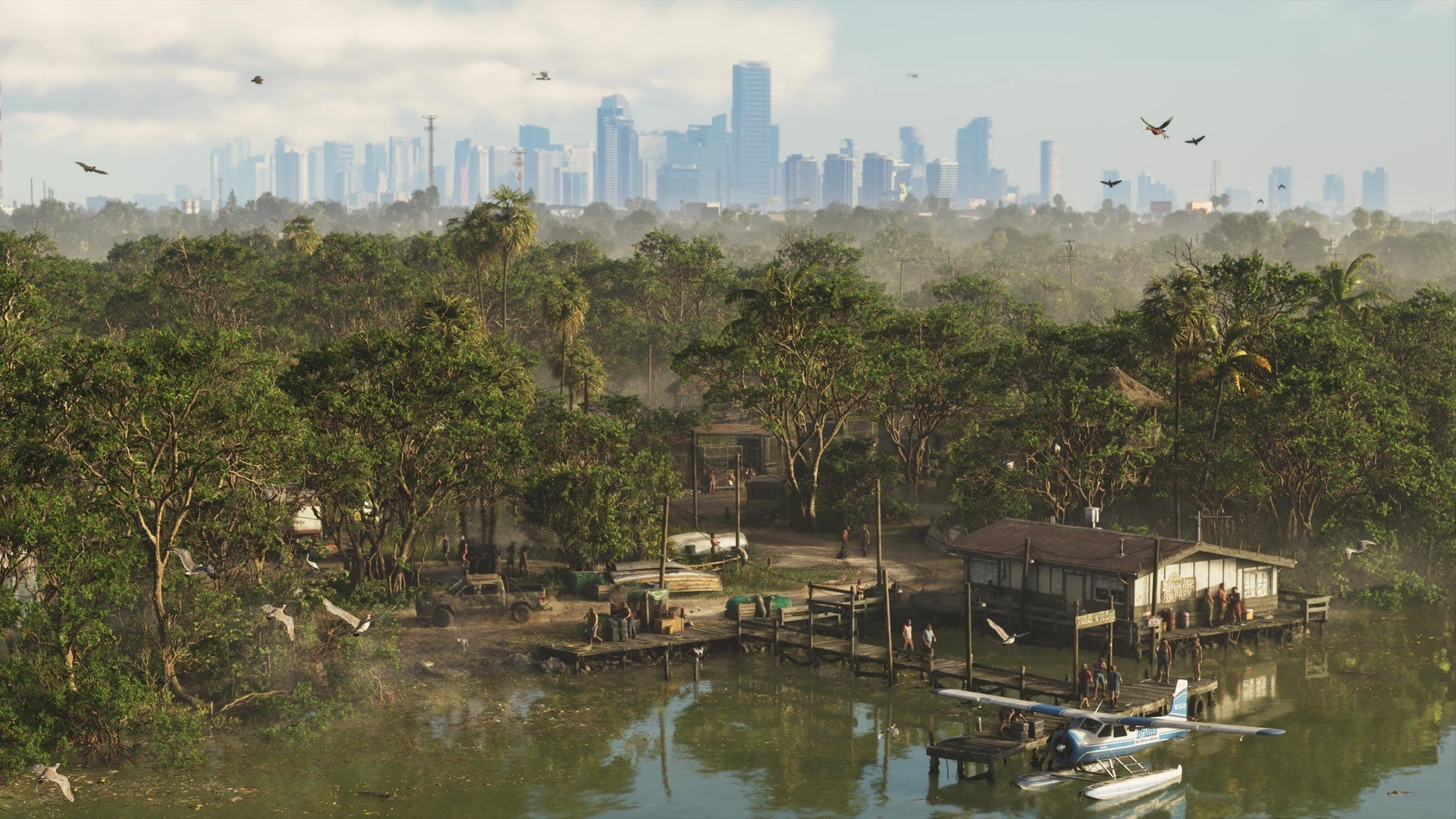 GTA VI usa os Grassrivers para tornar água, vida selvagem e visibilidade parte da viagem