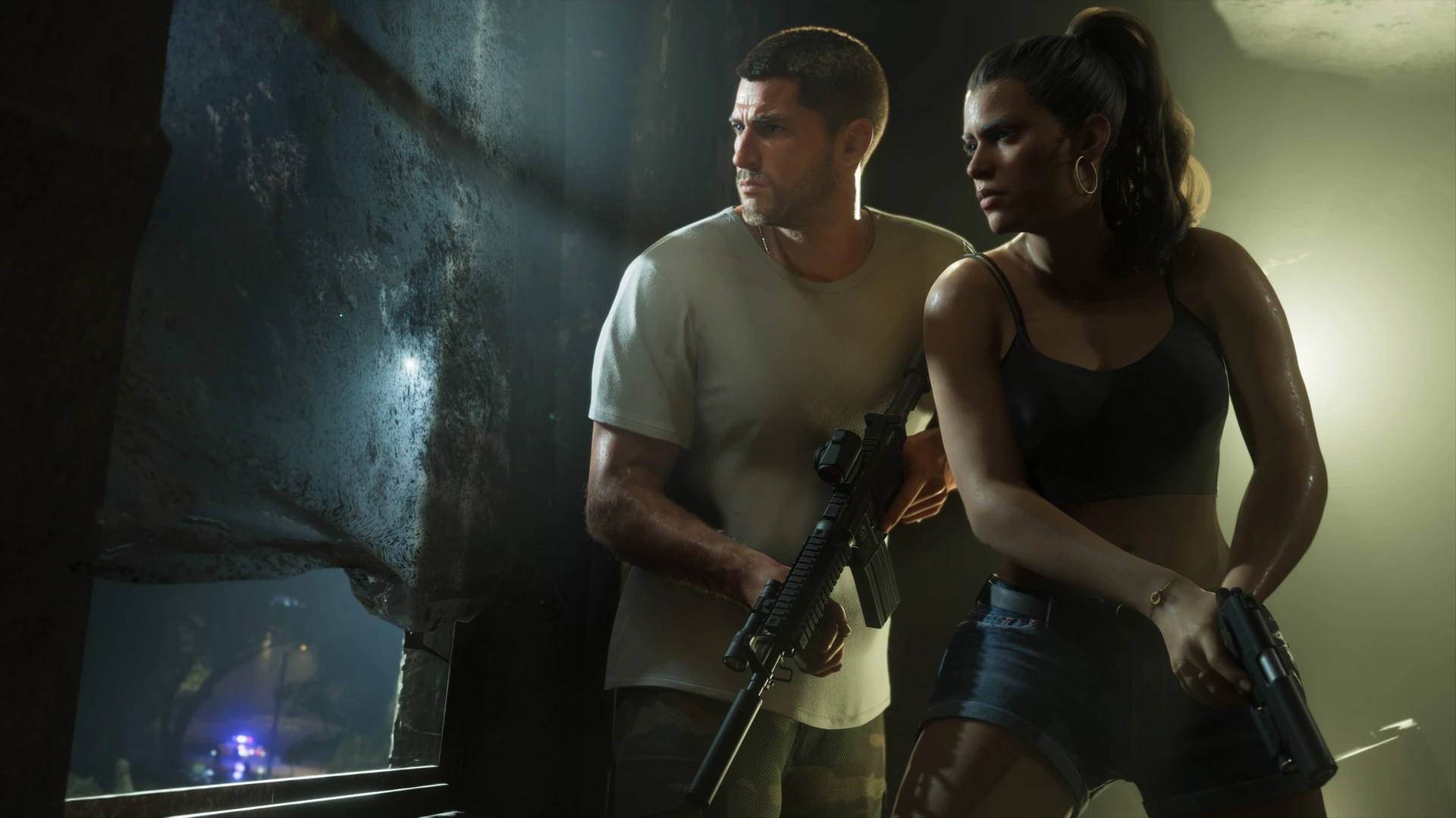 GTA 6 permite que Jason e Lucia fiquem juntos ou sigam rotinas separadas